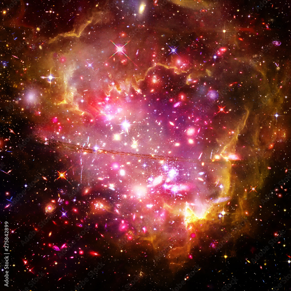 Obraz premium Galaxy and light. The elements of this image furnished by NASA.