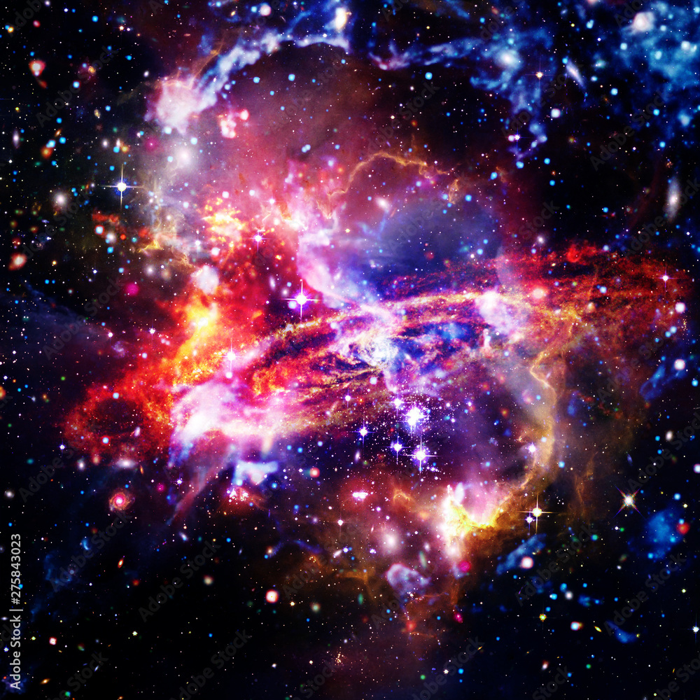 Space Background with Colorful Galaxy Cloud Nebula. The elements of this image furnished by NASA. Space Background with Colorful Galaxy Cloud Nebula. The elements of this image furnished by NASA.