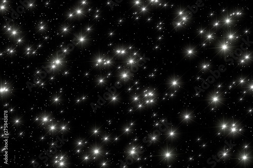 Background of space with stars.