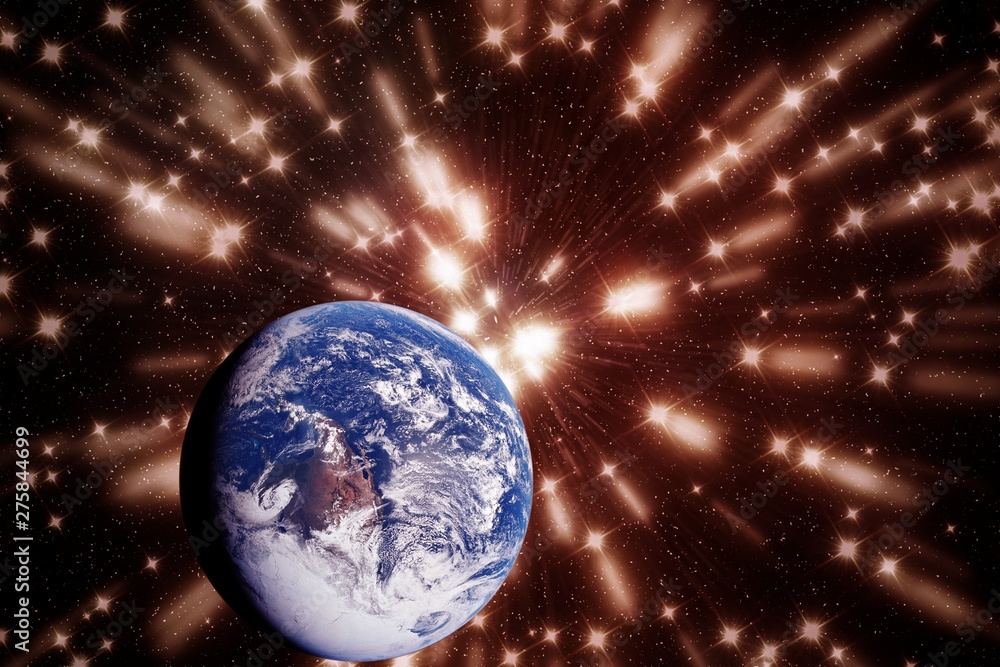 View of the earth from space. The elements of this image furnished by NASA. View of the earth from space. The elements of this image furnished by NASA.