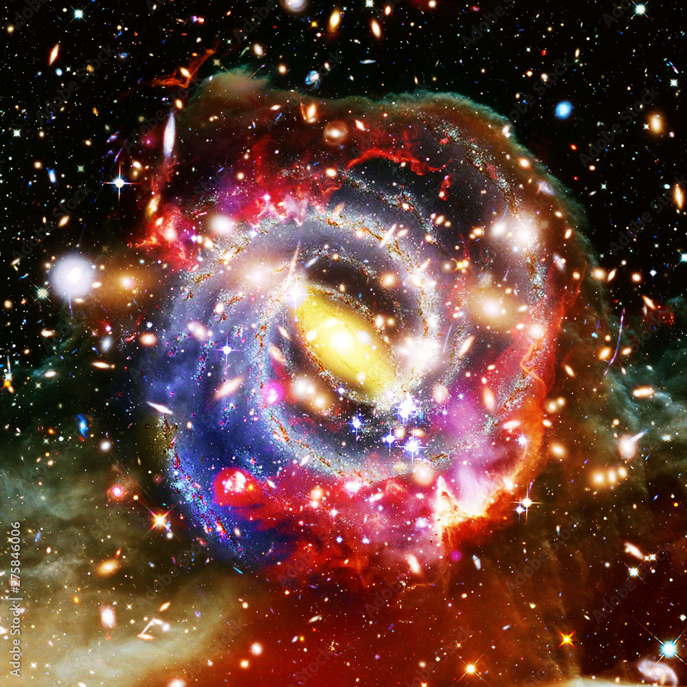 Glaxies and nebula in deep space. Star cluster. The elements of this image furnished by NASA. Glaxies and nebula in deep space. Star cluster. The elements of this image furnished by NASA.