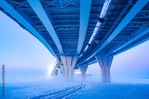 Modern bridge construction....