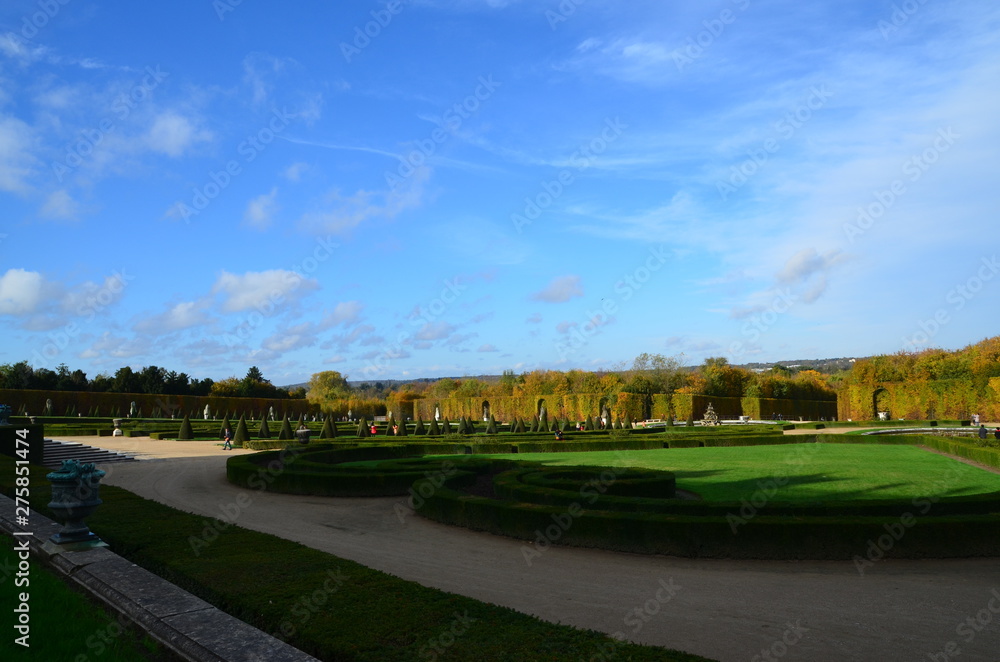 Autumn in the gardens of Versailles
