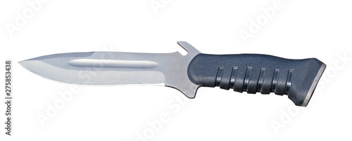 Fotografie, Obraz Combat or hunting knife isolated