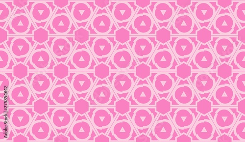 Design pattern with abstract modern ornament. Triangles style. Vector Seamless illustration.