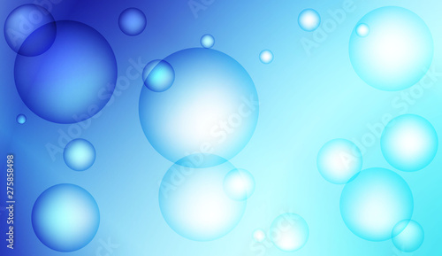 Blurred decorative design with bubbles. For elegant pattern cover book. Vector illustration.