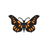 Butterfly logo design vector template