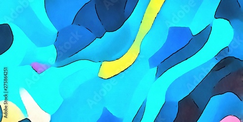 Abstract acrylic background. Watercolor texture. Psychedelic crazy art. Unusual design pattern. Warm and very bright colors. Marble effect liquid draw artwork. Colorful waves.