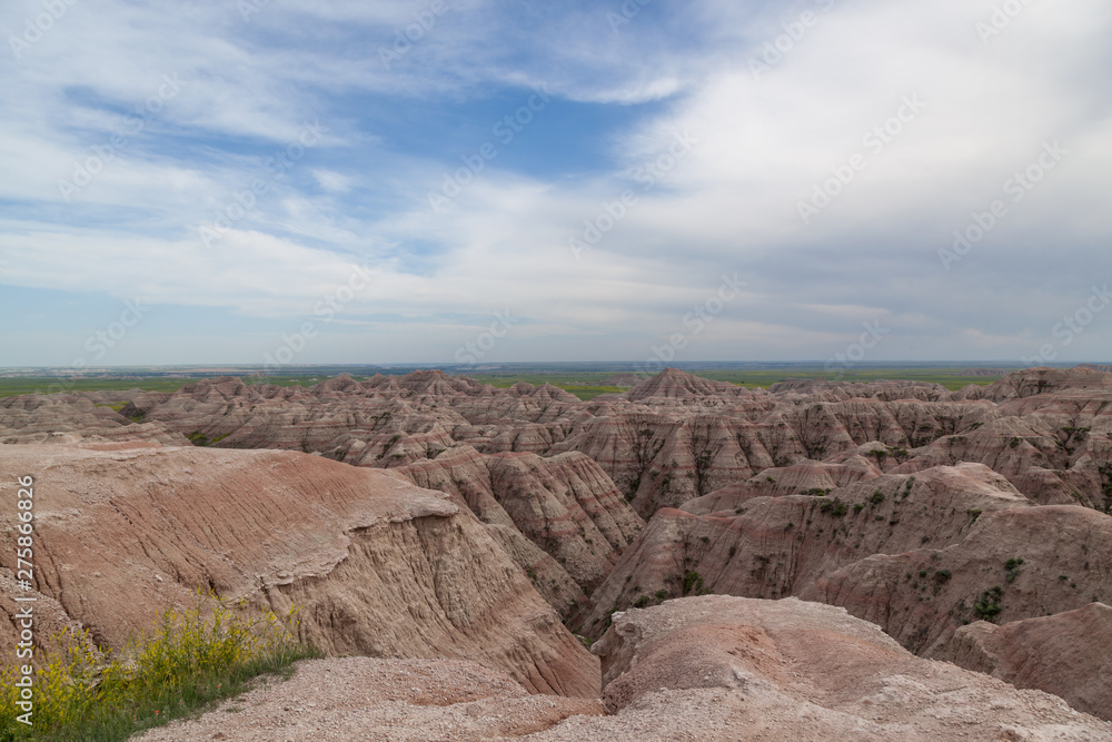 Badlands National Park Mountain Formations