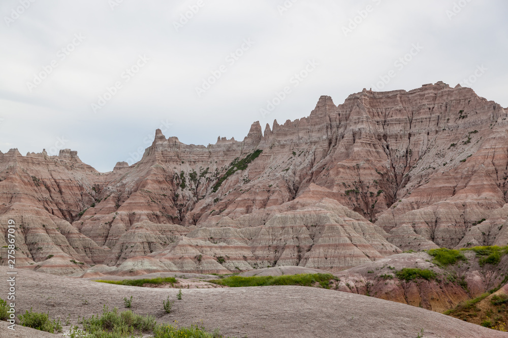 Fototapeta premium Badlands National Park Mountain Formations
