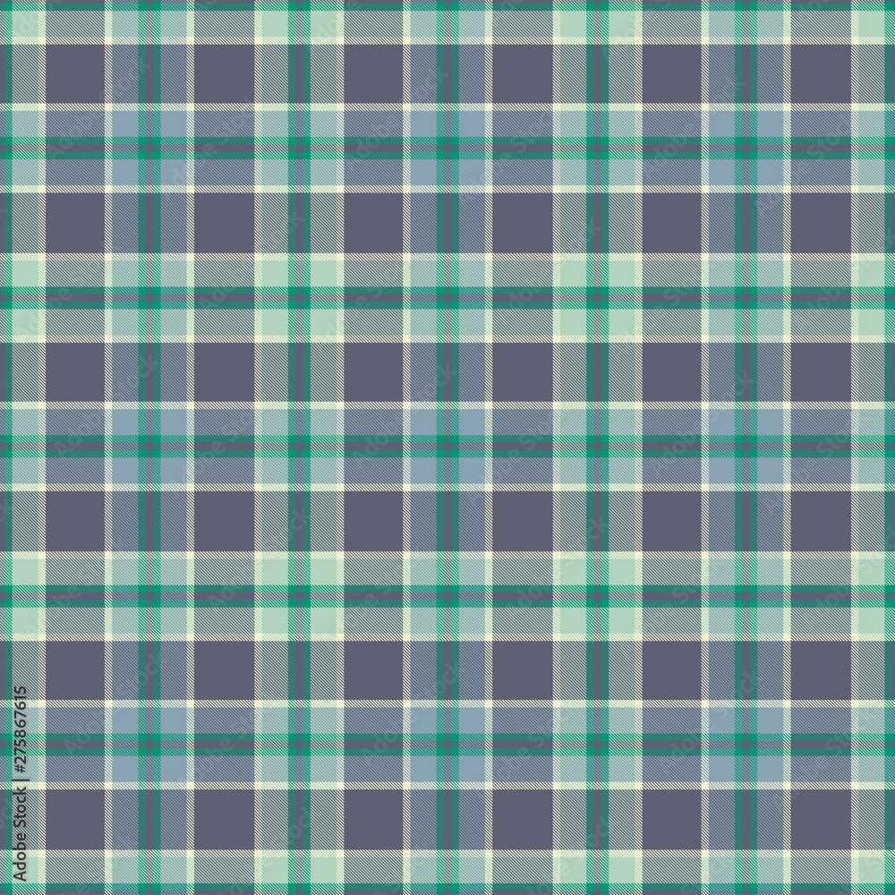 Tartan Pattern in Violet and Green . Texture for plaid, tablecloths, clothes, shirts, dresses, paper, bedding, blankets, quilts and other textile products. Vector illustration EPS 10 Tartan Pattern in Violet and Green . Texture for plaid, tablecloths, clothes, shirts, dresses, paper, bedding, blankets, quilts and other textile products. Vector illustration EPS 10