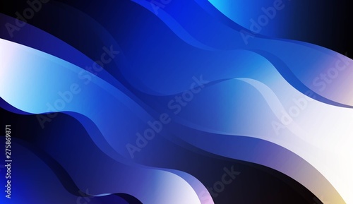Futuristic Color Design Geometric Wave Shape. For Template Cell Phone Backgrounds. Vector Illustration