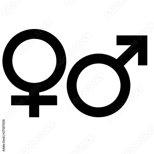 Sex Symbols isolated on white background