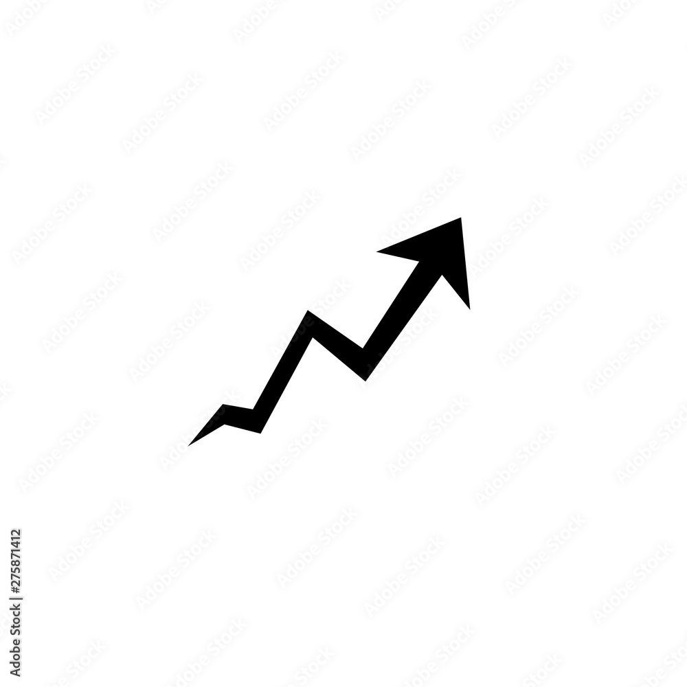 Growth up arrow icon Growth up arrow icon