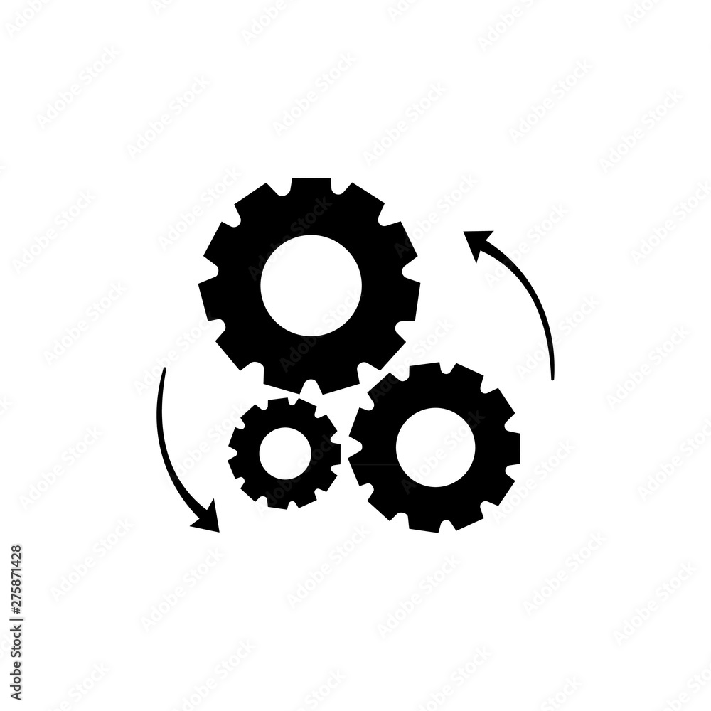 Illustration of gears Illustration of gears