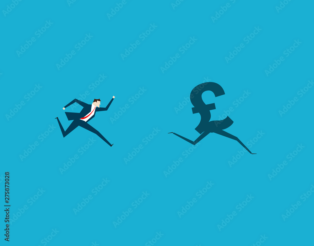 The direction and pursuit of business people,pound The direction and pursuit of business people,pound