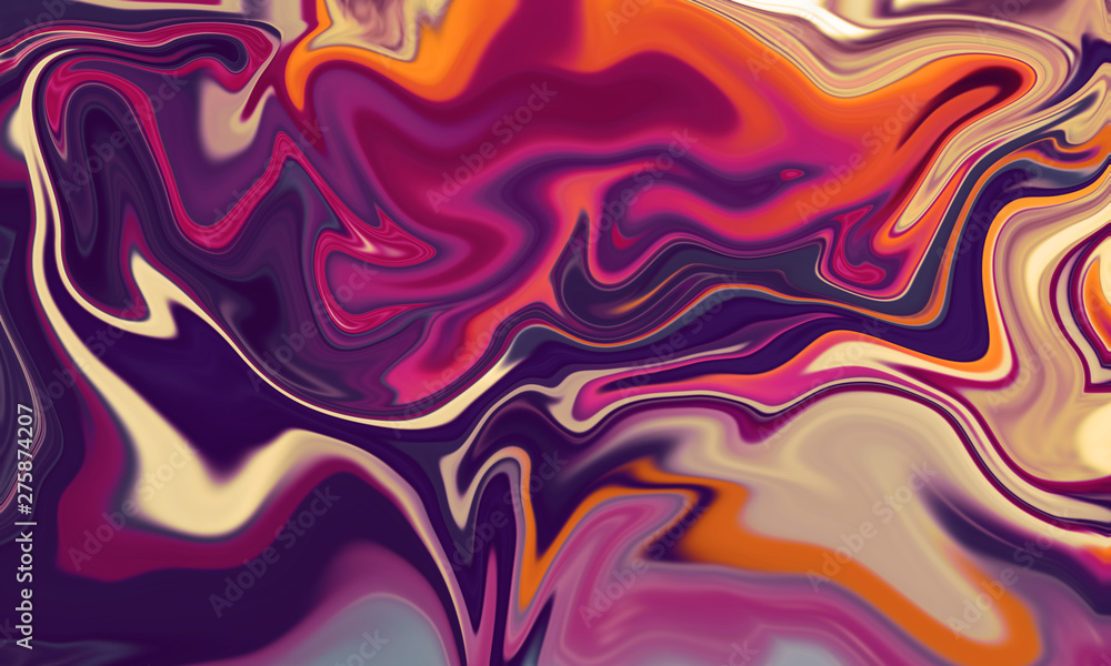Colorful Abstract Vibrant Liquid Background Texture