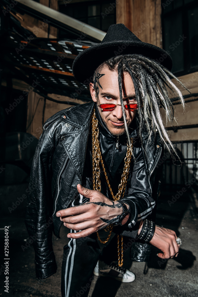 Fototapeta premium stylish punk man