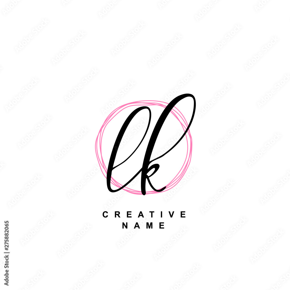 L K LK Initial logo template vector. Letter logo concept L K LK Initial logo template vector. Letter logo concept