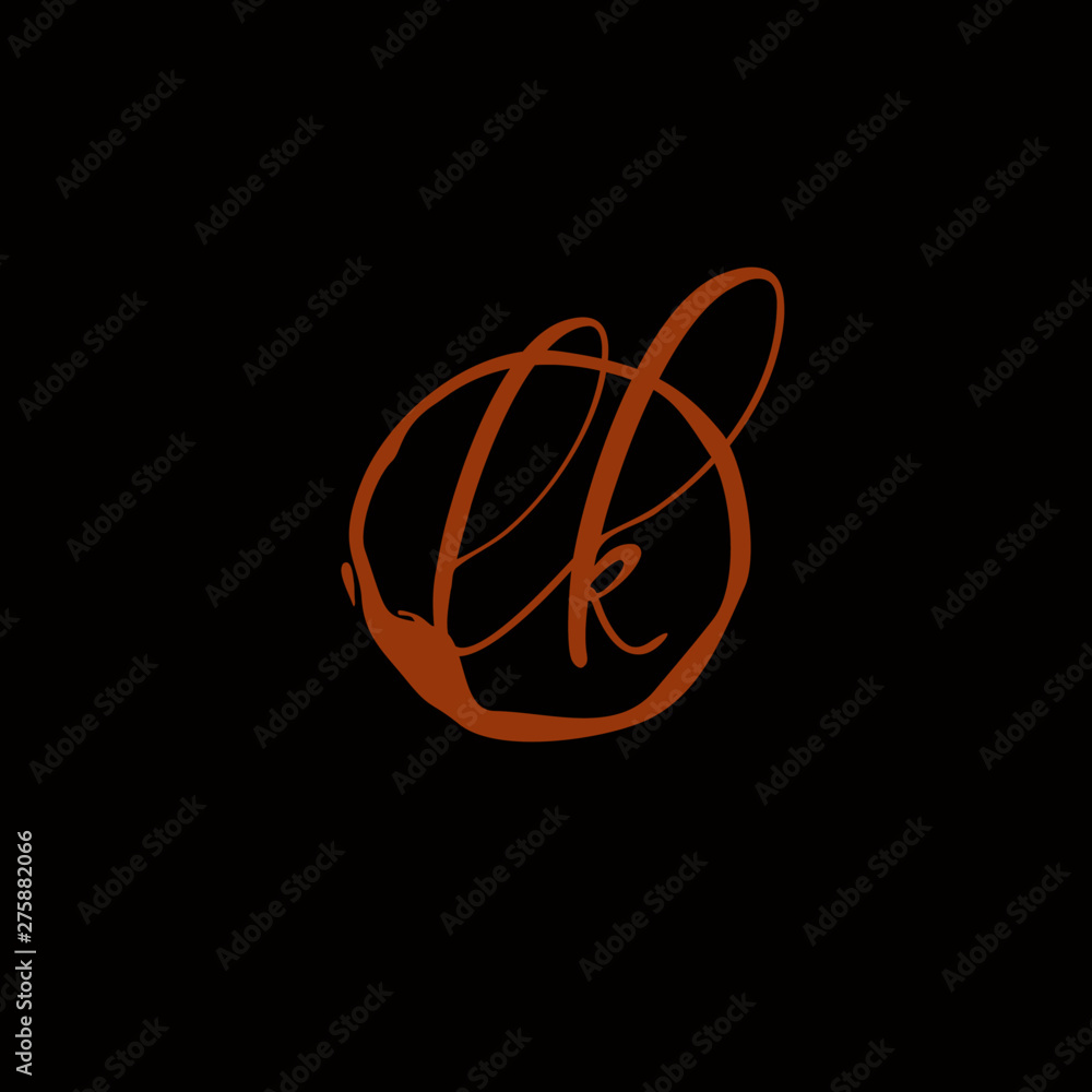 L K LK Initial logo template vector. Letter logo concept L K LK Initial logo template vector. Letter logo concept