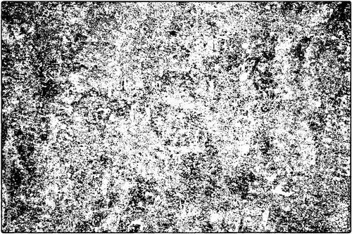 Grunge background black and white. Vector texture of scratches, chips, cracks. Monochrome gloomy pattern of the old surface