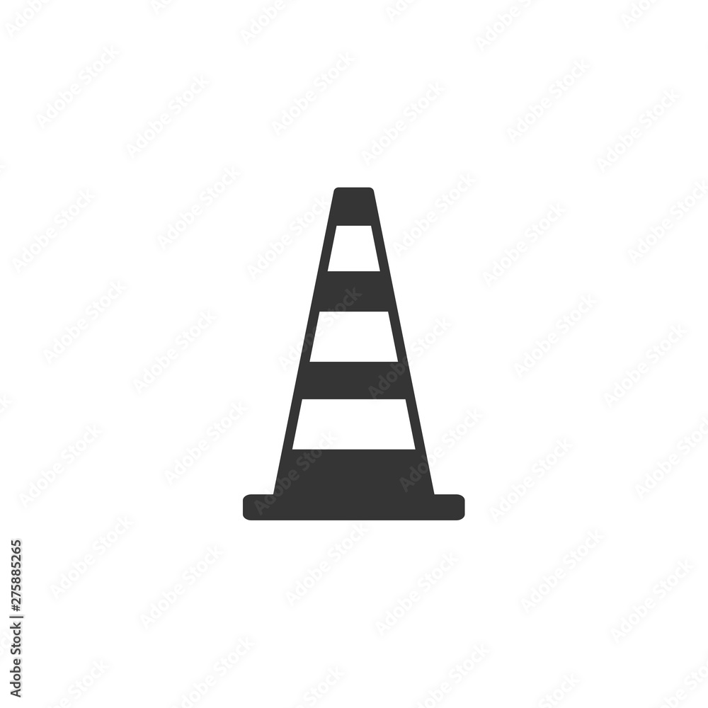 Traffic warning icon template black color editable. Traffic warning symbol vector sign isolated on white background. Simple logo vector illustration for graphic and web design. Traffic warning icon template black color editable. Traffic warning symbol vector sign isolated on white background. Simple logo vector illustration for graphic and web design.
