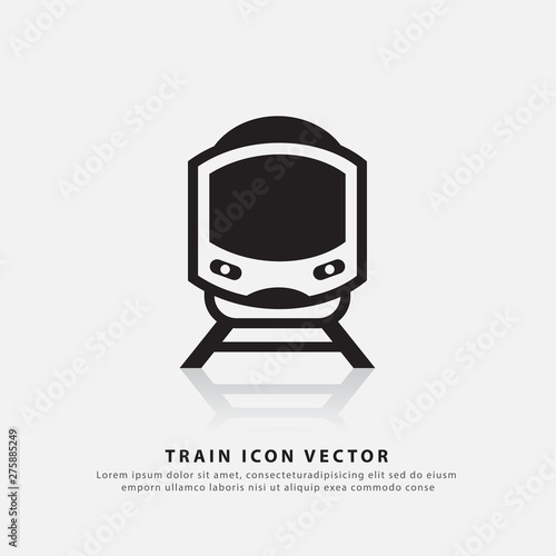 Train icon design logo vector.
