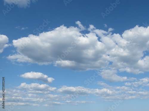 blue sky with white clouds