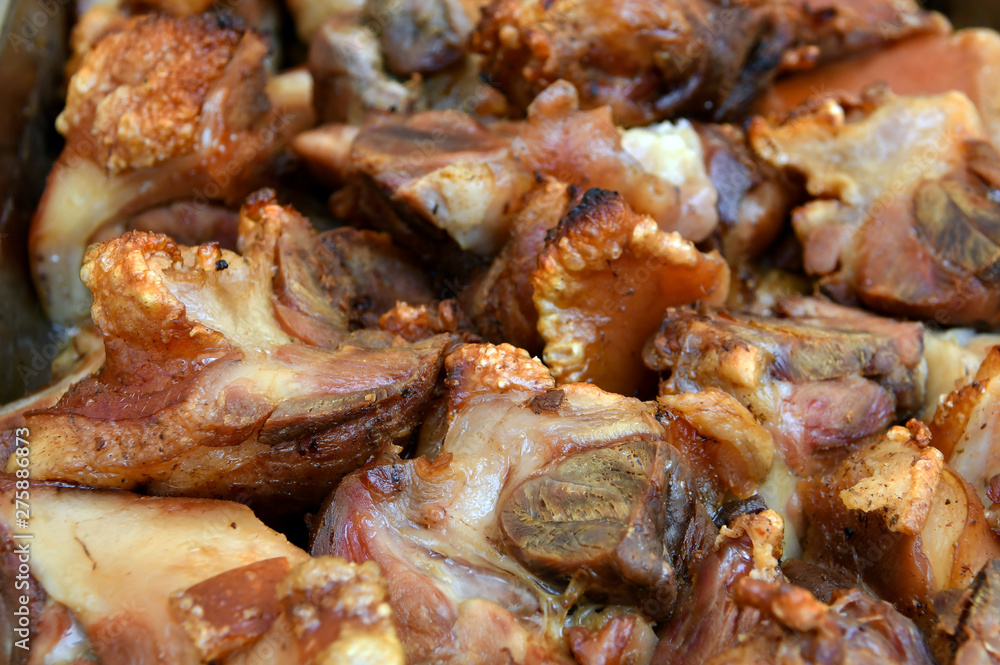 fresh fried meat fresh fried meat