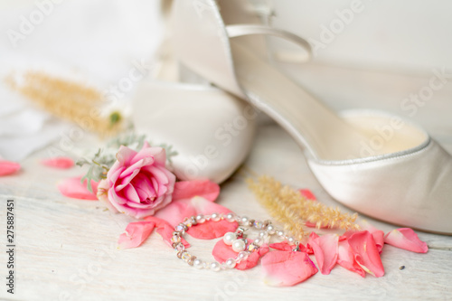 bride's shoes