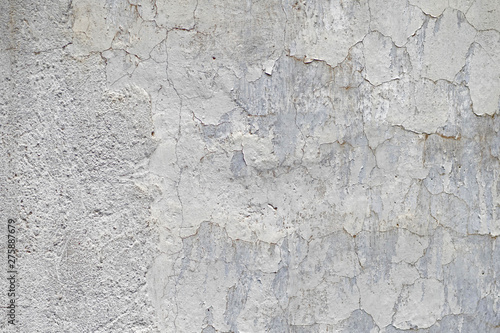 texture of old concrete wall with cracked paint