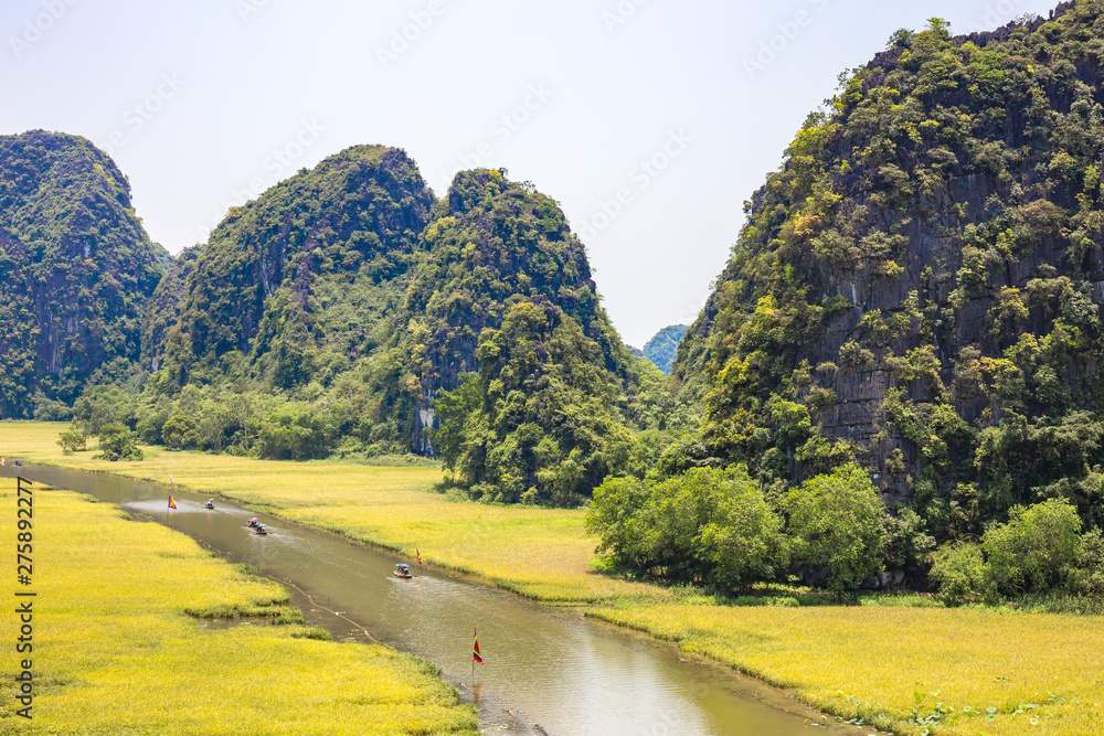 Tam coc valley in Ninh Binh, vietnam