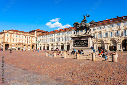 Piazza San Carlo Square, Turin photo