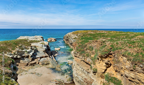 Beach cathedrals on the Bay of Biscay