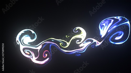 Magic space texture, pattern, looks like colorful smoke and fire