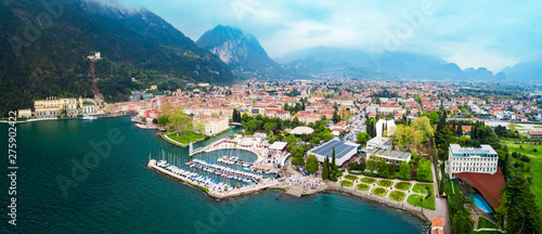 Riva del Garda town, Italy