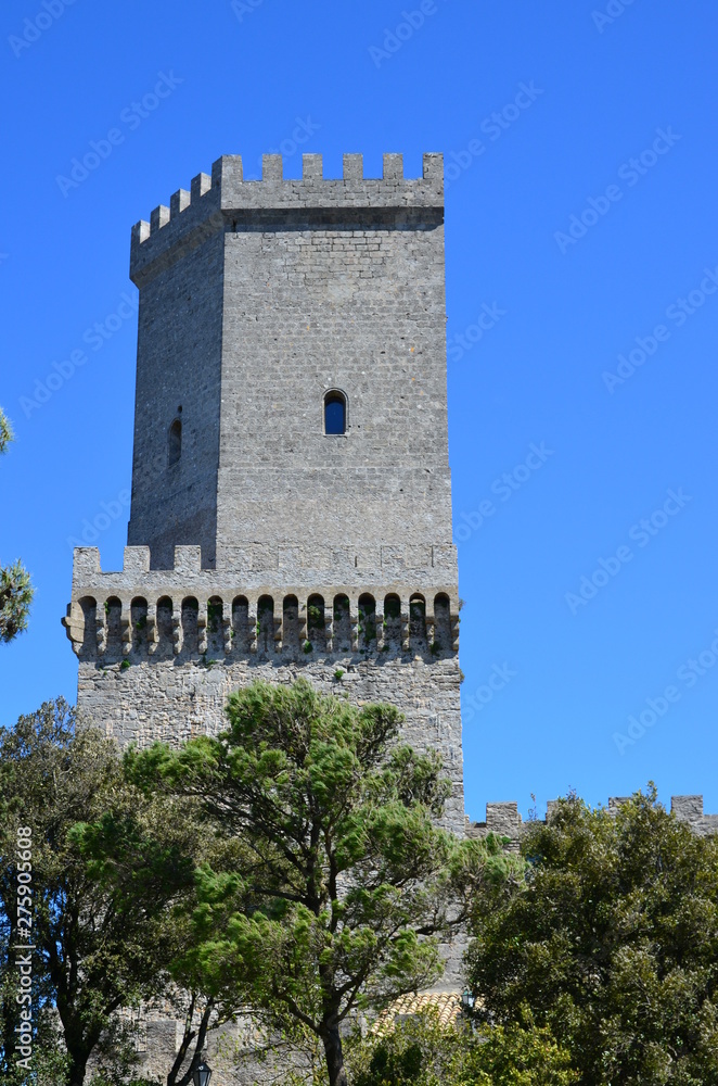 Medieval Castle in Erice, Italy