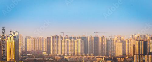 view of high rise buildings in greater Noida NCR, India