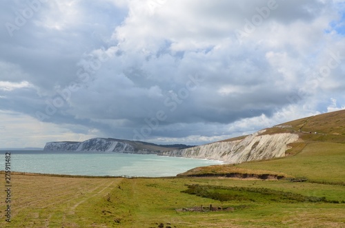 Obraz na plátně White chalk cliffs, Isle of Wight