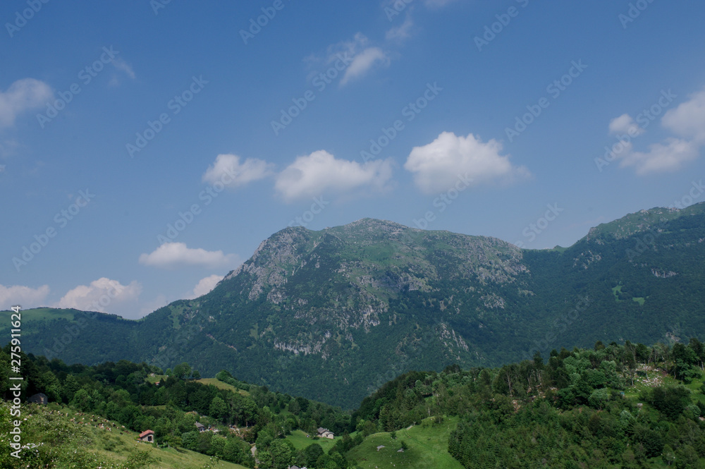 Panorama in Val Taleggio Alpi Orobie Italia