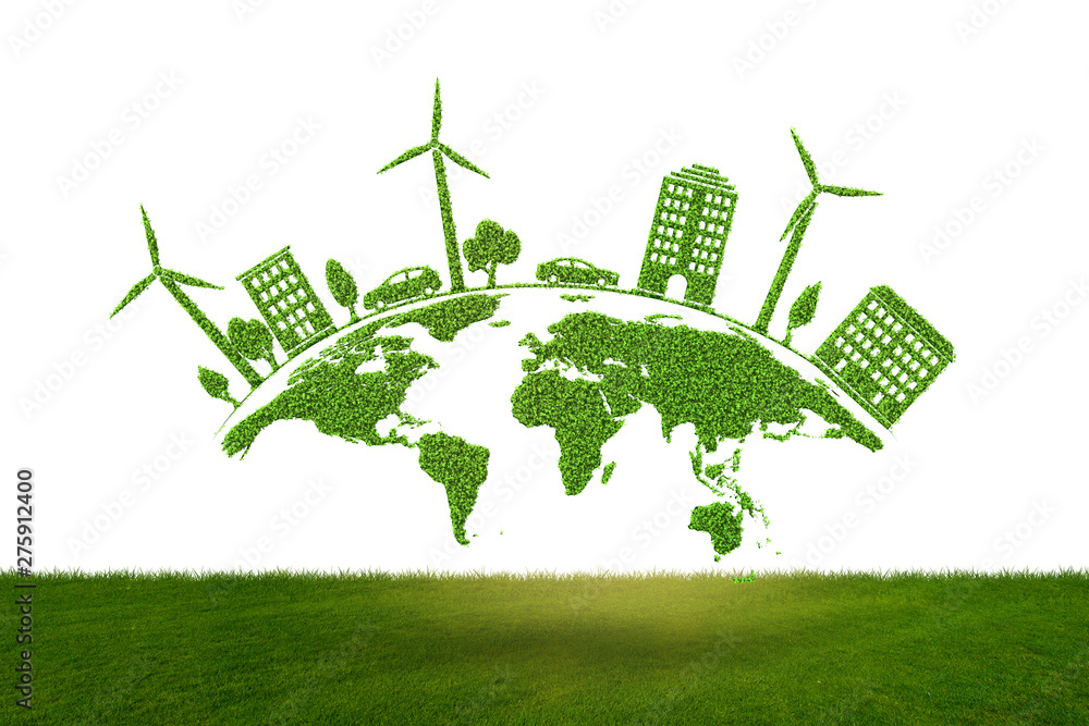 Concept of environmental protection - 3d rendering Concept of environmental protection - 3d rendering