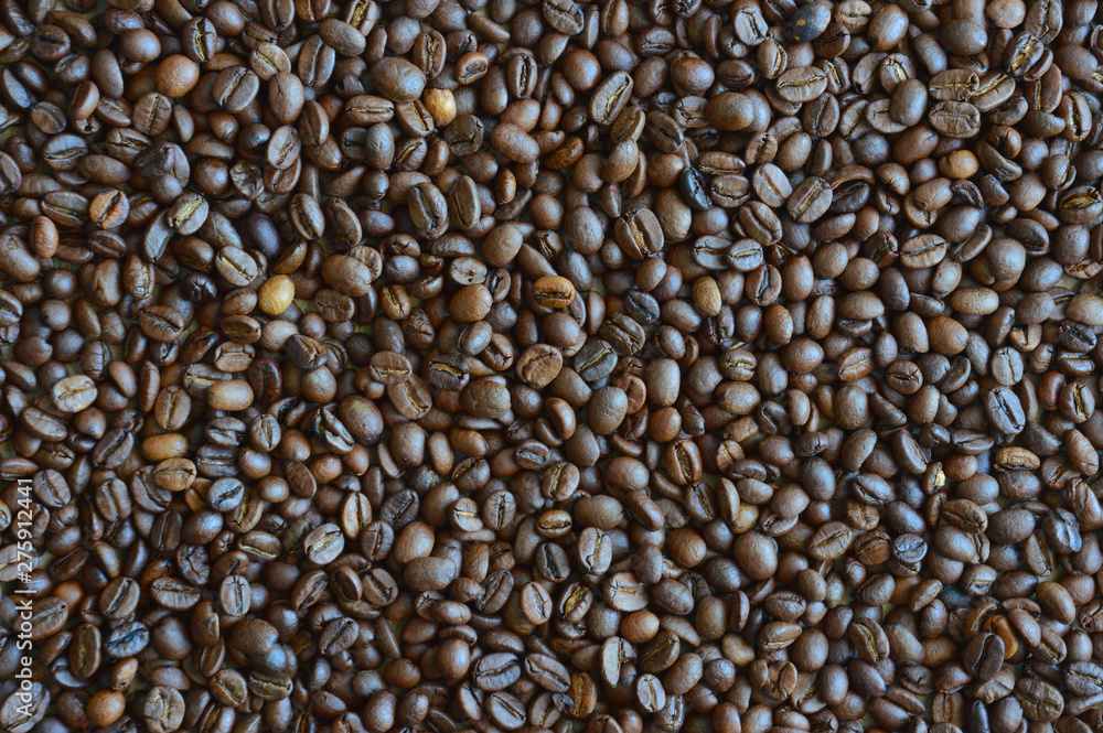 Background of fragrant coffee beans Background of fragrant coffee beans