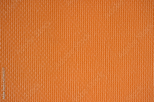 Texture of orange fitness mat