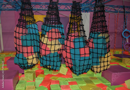 children sport multicolored playground interior