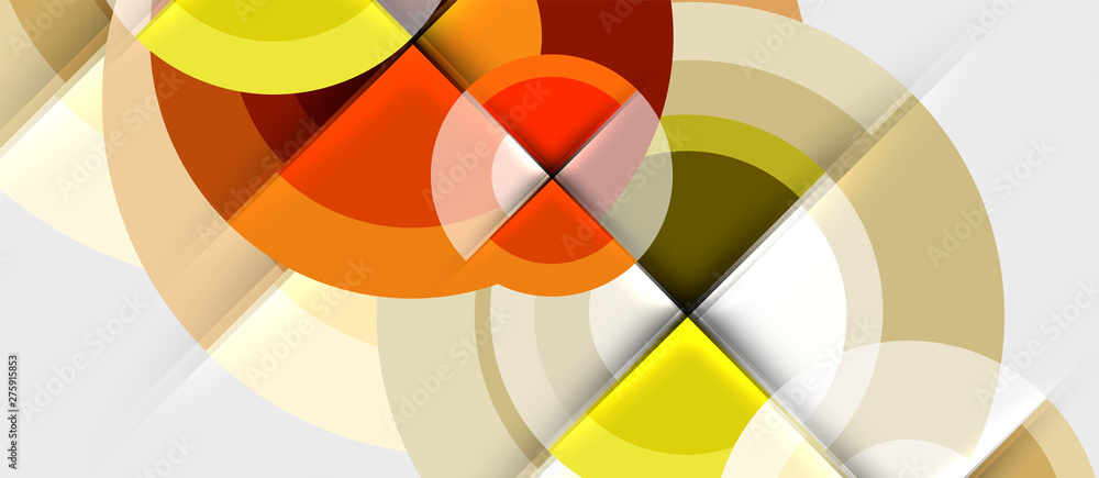 Circular geometrical design template Circular geometrical design template