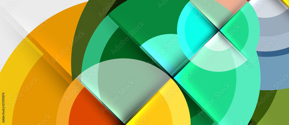 Geometric design abstract background - circles Geometric design abstract background - circles