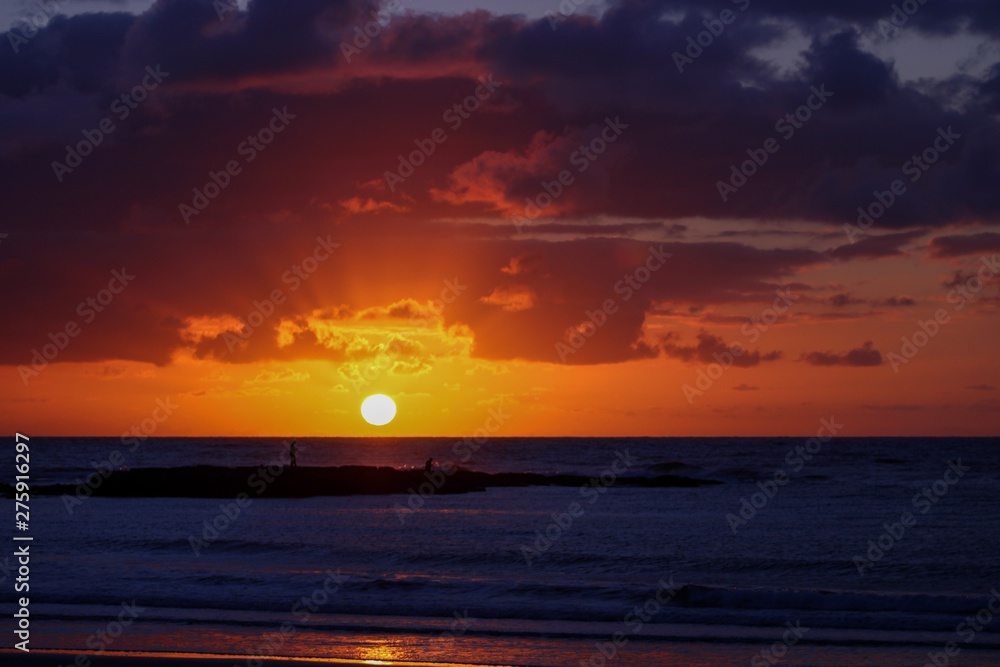 Obraz premium sunset over sea