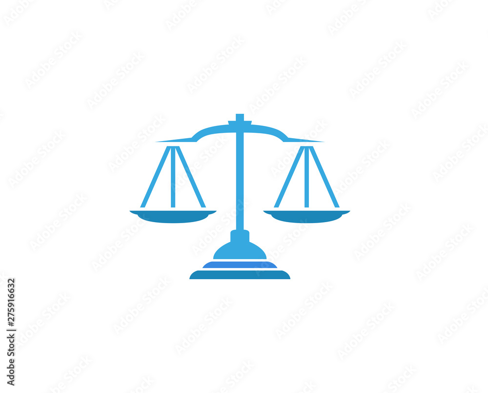 Justice Scale Vector Illustration Stock Illustration - Download