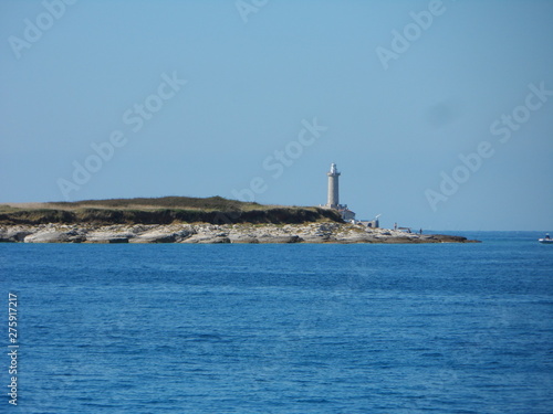 lighthouse on coast of croatia
