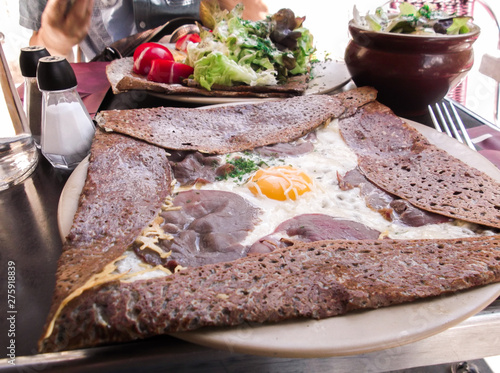 Tableau sur toile The close up image of Galette